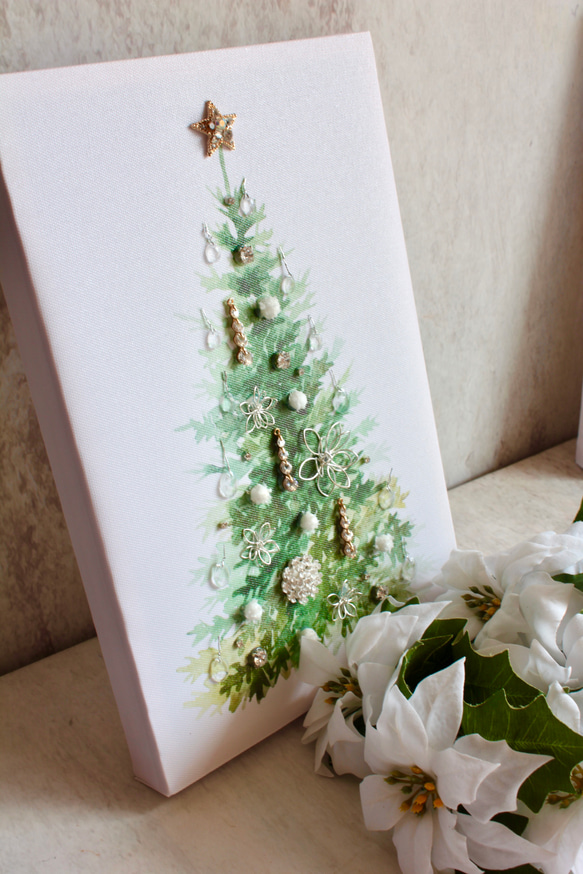 キャンバスの中のクリスマスツリー 12枚目の画像