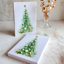 キャンバスの中のクリスマスツリー 4枚目の画像