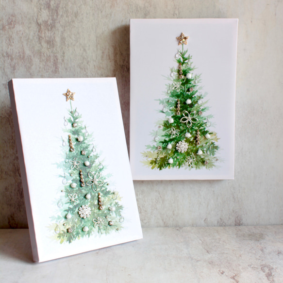 キャンバスの中のクリスマスツリー 14枚目の画像