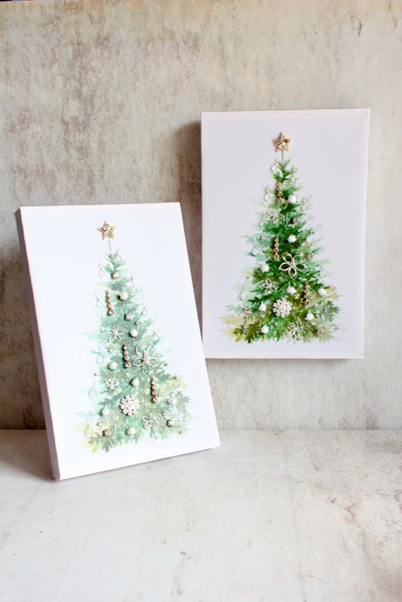 キャンバスの中のクリスマスツリー 10枚目の画像