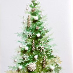 キャンバスの中のクリスマスツリー 9枚目の画像