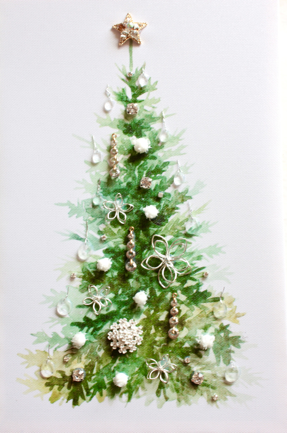 キャンバスの中のクリスマスツリー 9枚目の画像