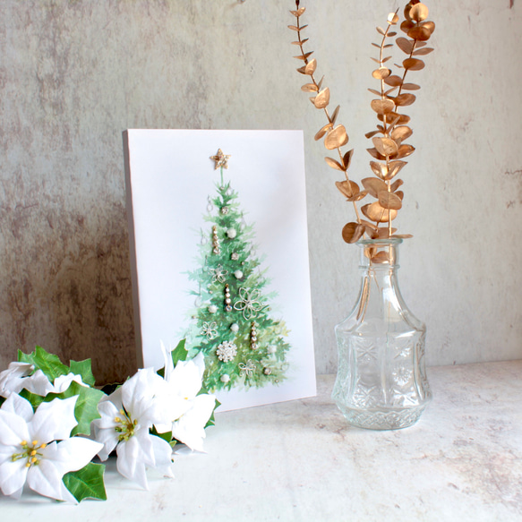 キャンバスの中のクリスマスツリー 6枚目の画像