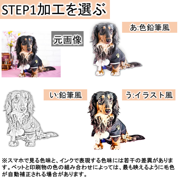 うちの子 ミニ 財布 コインケース ファスナー パスケース 犬 猫 ペット オーダー メイド 3枚目の画像