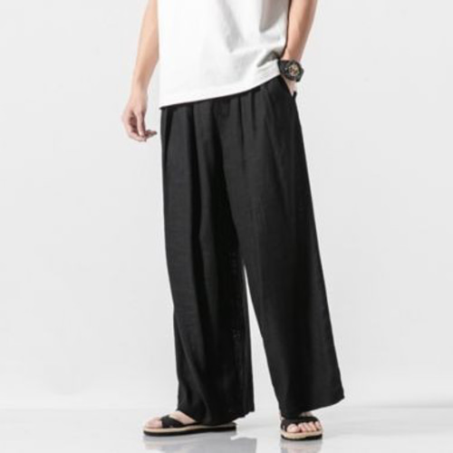 春夏新品 サルエルパンツ 黒 ワイドパンツ スウェットパンツ 麻 春夏新品 サルエルパンツ 黒 ワイドパンツ スウェットパンツ 麻