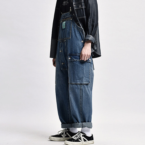 アメカジ オーバーオール メンズ サロペット デニム カジュアルパンツ