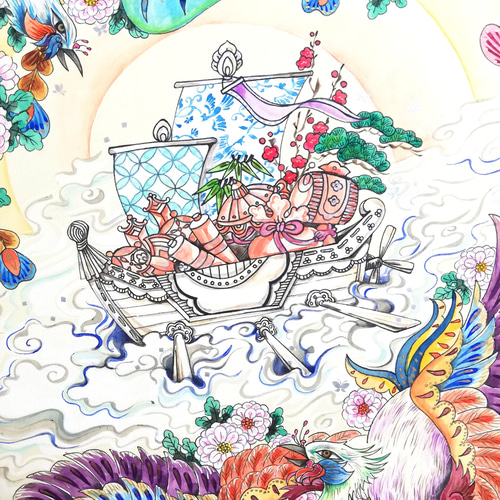 色紙アート　海峰作　色紙絵セット 1点限定】直筆色紙B | pixiv WAEN GALLERY