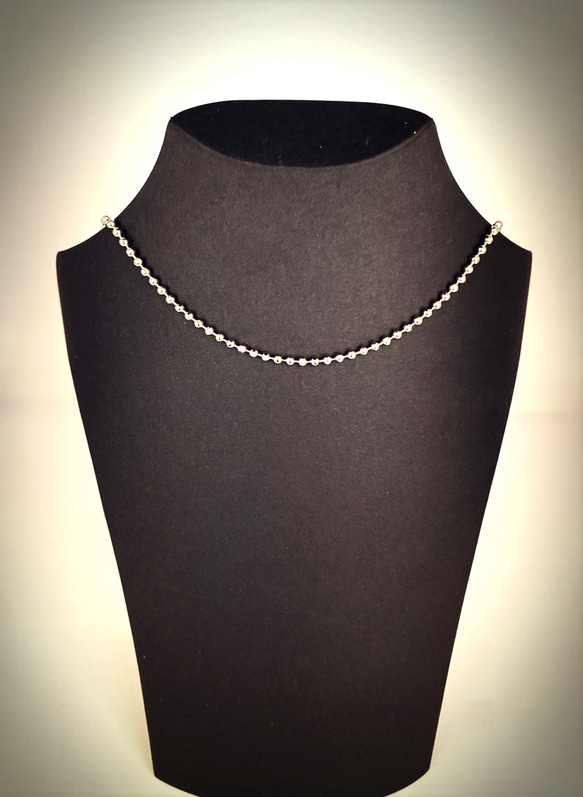 ball chain necklace（silver/long） 4枚目の画像