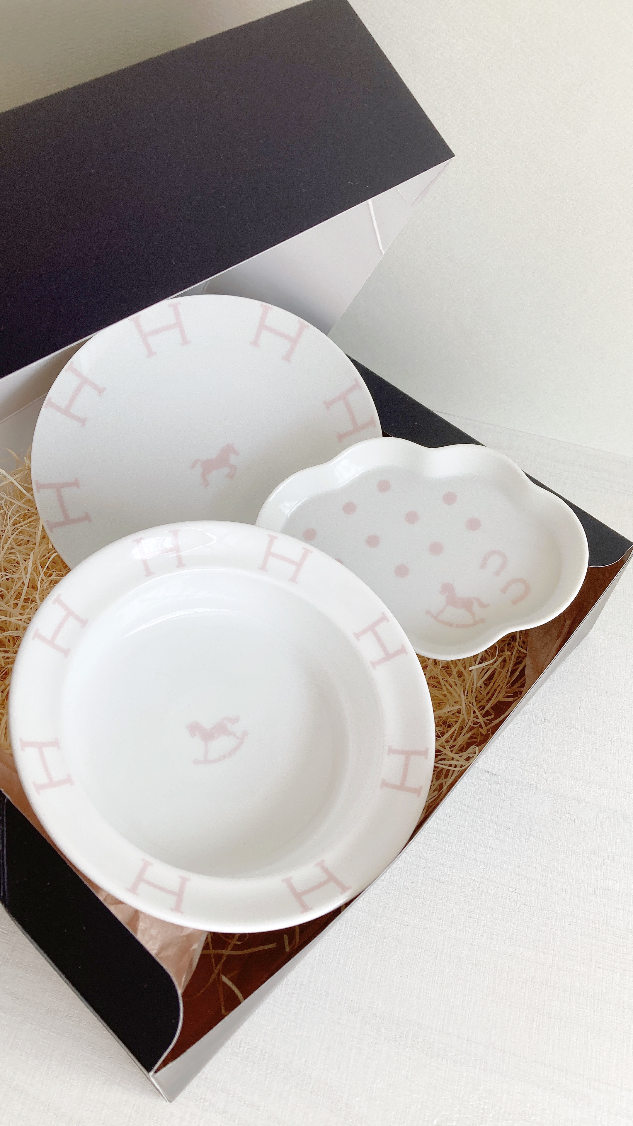 お馬さん食器セット （ピンク）