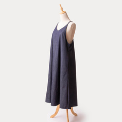 定番人気　岡山デニム【大人のためのデニム】サロペット　ジャンパースカート　サイズSML　体形に合わせてお作りもできます 6枚目の画像