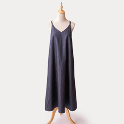 定番人気　岡山デニム【大人のためのデニム】サロペット　ジャンパースカート　サイズSML　体形に合わせてお作りもできます 5枚目の画像