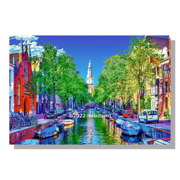 【アートポスター】オランダ アムステルダムのザイド教会（作品No.390） 4枚目の画像