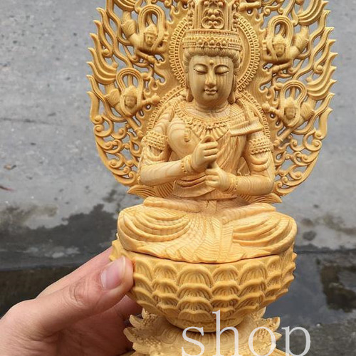 珍しいです貴重品！最高級品 総檜材 仏教工芸品 木彫仏教 精密彫刻