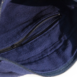 クリスマスギフト交換ギフトバレンタインデーギフトバースデーギフトインディゴ手縫いブルー染めバッグ手縫い純綿サイドバックパック刺繍 13枚目の画像