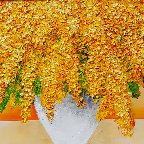 油絵 絵画 【フサアカシア】