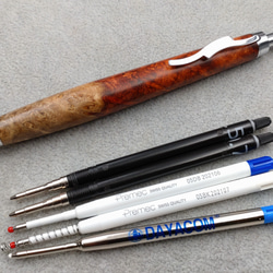ローズウッド腫瘍ログペン、手作りペン、兼用ペン、シャープペンシル、ボールペン 4枚目の画像