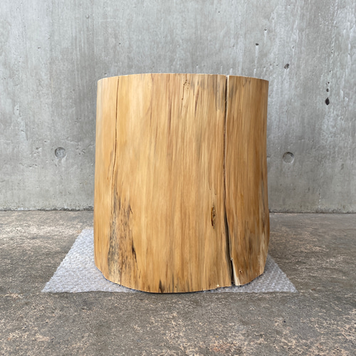 ひのき切り株のスツール】丸太椅子 オブジェ フラワー