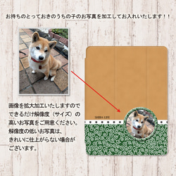 うちの柴犬ちゃんの写真で作るiPadケース【バックカバー：ソフトタイプ】（片面印刷/カメラ穴あり/はめ込みタイプ） 3枚目の画像