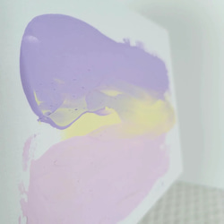 【名入れ】立体 命名ボード ネームボード【 テクスチャ－アート】ピンク 紫 黄色 6枚目の画像
