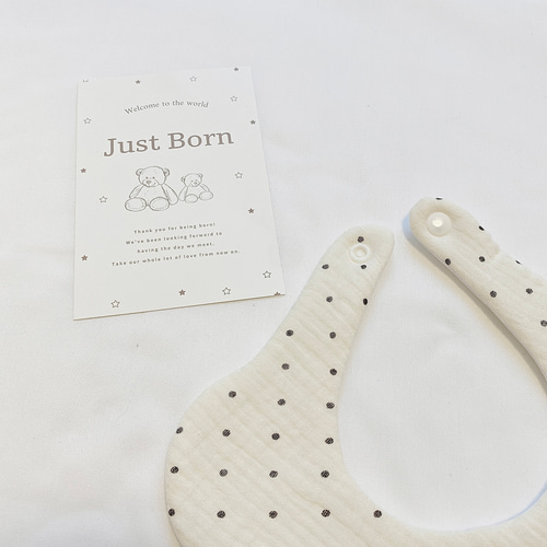 ドット柄もくもくスタイ スタイ・よだれかけ bebe mignon 通販