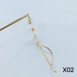 X02  鈴蘭簪　スズラン簪　1本かんざし　簪　かんざし　ヘアアクセサリー 9枚目の画像