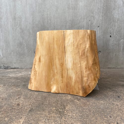 ☆一点物☆即日発送可☆杉 椅子 スツール オブジェ ディスプレイ 高級感 杉の直方体の置物 -1 椅子 スツール オブジェ フラワー