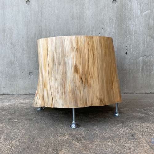 ひのき切り株 スツール】丸太椅子 オブジェ フラワー