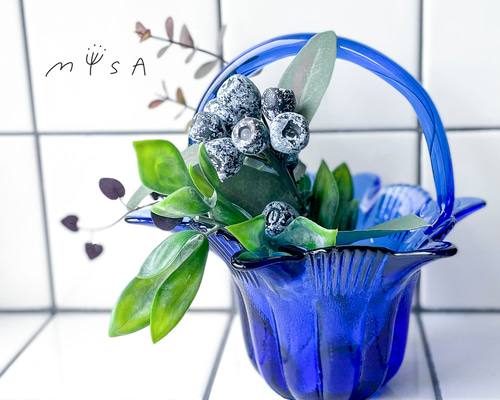 琉璃工房　金玉和合　24％クリスタル　フラワーベース 4eaff8b8222ba666d1465b6458dfc6