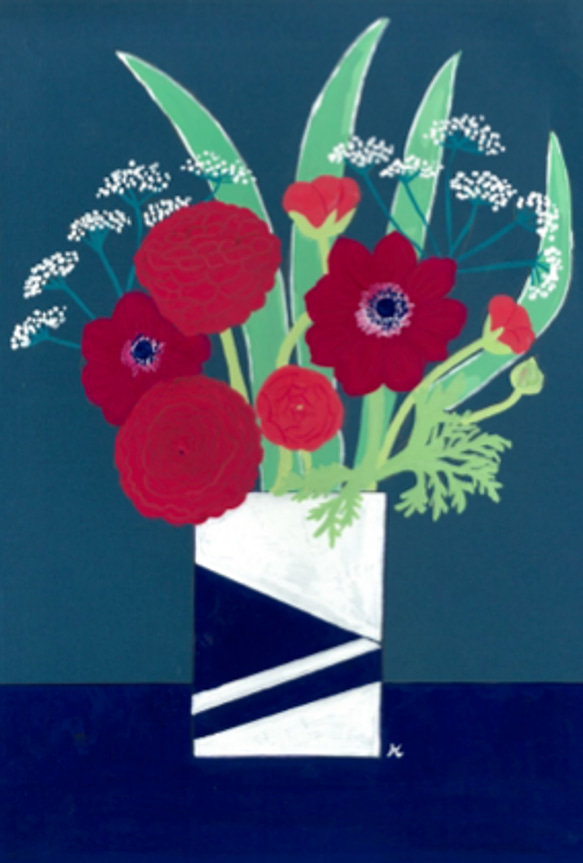 【送料無料】お花のポストカード４点セット 3枚目の画像