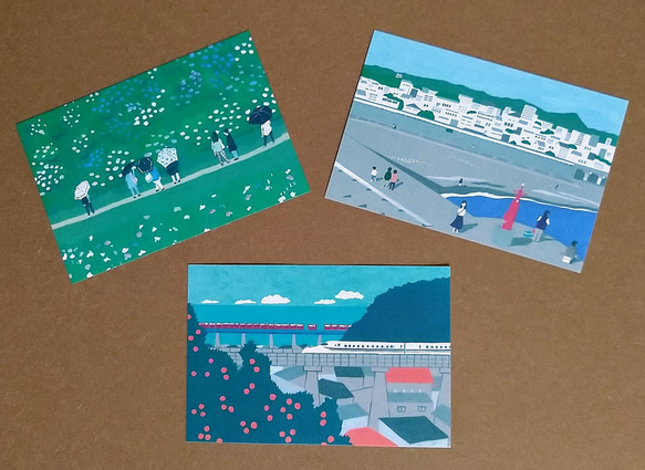 【送料無料】NEW！小田原の風景ポストカード３枚セット 4枚目の画像