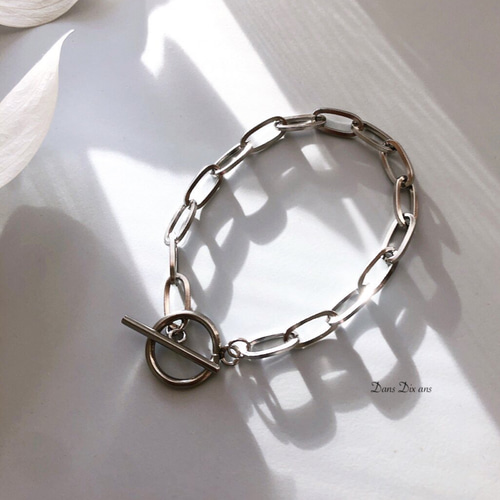 金属アレルギー対応 サージカルステンレス / マンテル留め具 チェーン 