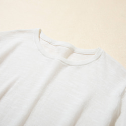 棉麻短袖針織衫，易於混搭，優雅大方 220707 第3張的照片