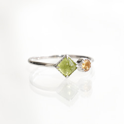 【在庫処分】ペリドット ペリドット リング 2.0ct SV925 161351 [山梨 指輪 ペリドット