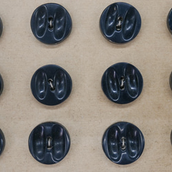 フランスアンティークデザインボタン（ブラック）3個セット 7枚目の画像