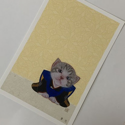 漫画家 色紙 額装 猫 楽天市場】【色紙】 菱田春草「猫梅」複製画 色紙 特殊工芸画