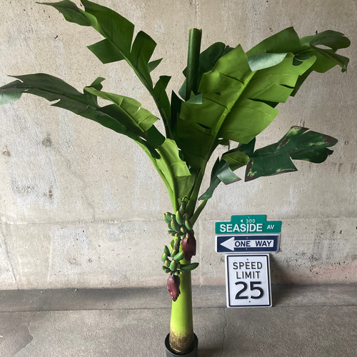 光触媒　人工観葉植物　ウォールグリーン　造花　アレンジ　ヤシとバナナ 光触媒 人工観葉植物 ウォールグリーン フェイク フラワー