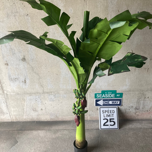 光触媒　人工観葉植物　ウォールグリーン　造花　アレンジ　ヤシとバナナ 光触媒人工観葉植物ウォールグリーン造花アレンジヤシとバナナ