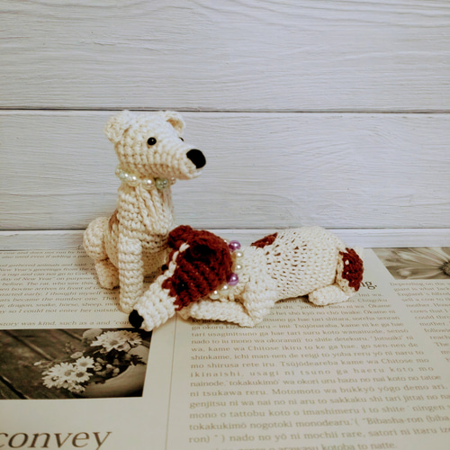 あみぐるみ ボルゾイ あみぐるみ トネリ（Ok-3&Co.） 通販 14356983