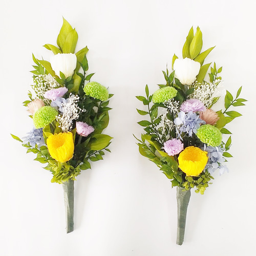 仏花 #プリザーブドフラワー #お供え花 #お彼岸 #一周忌 #法事