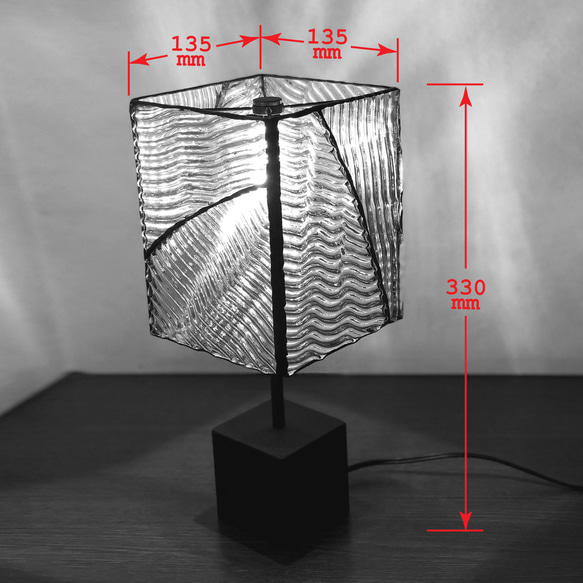 テーブルランプ『 quadrangular prism』 8枚目の画像