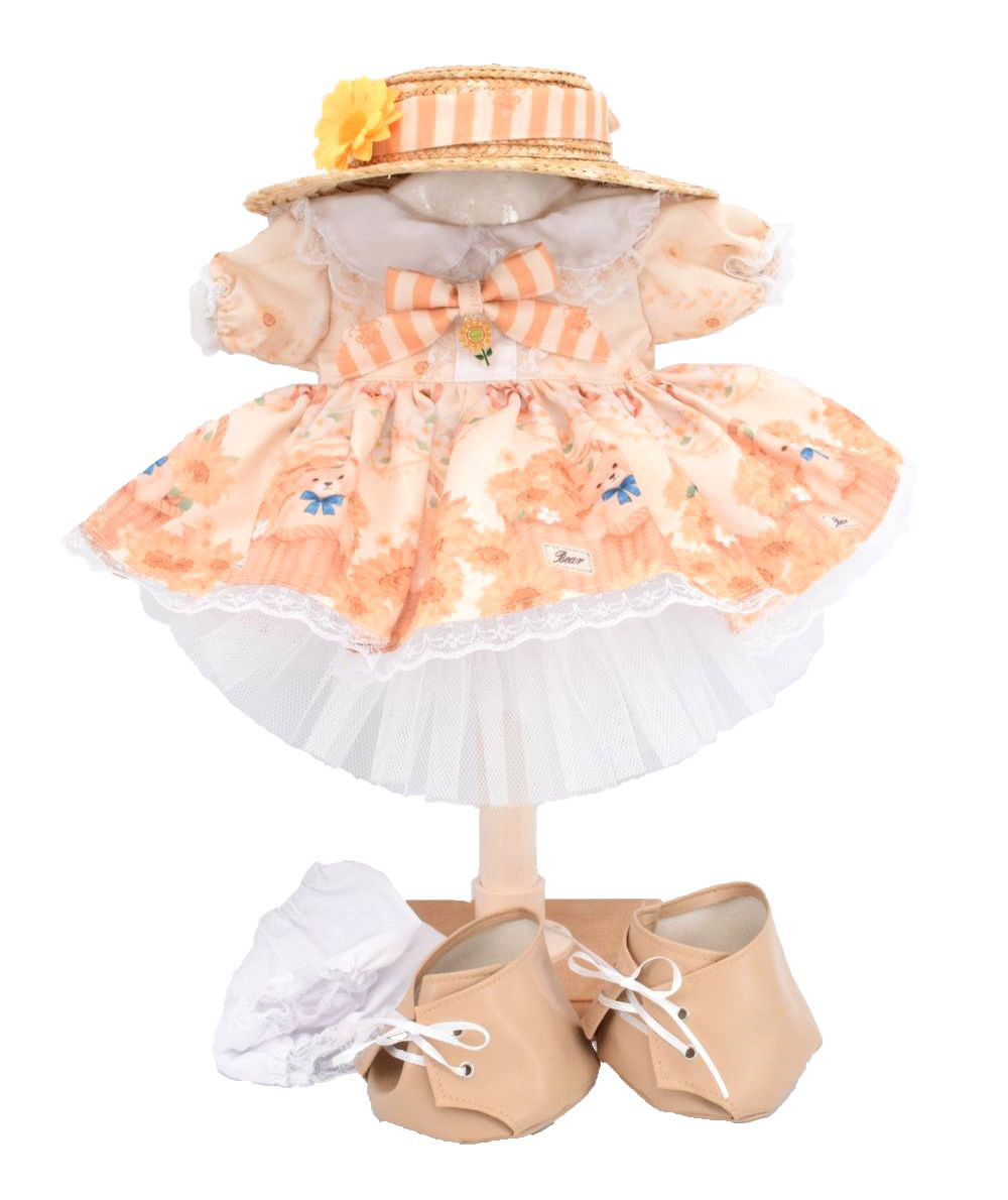 ステラルー 服 着せ替え コスチューム くまちゃんドレス 向日葵 本体無 Sサイズ用 送料無料