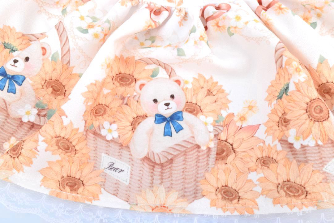 ステラルー 服 着せ替え コスチューム くまちゃんドレス 向日葵 本体無 Sサイズ用 送料無料