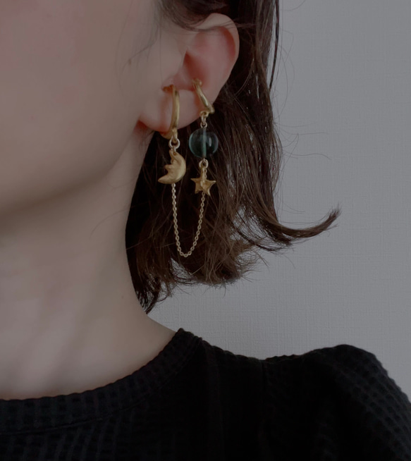 Milky Way Galaxy ear cuff【左耳用】 6枚目の画像