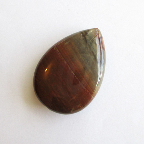 1点物！] 天然石 アフリカンアゲート ペアシェイプ BIGサイズ 35mm