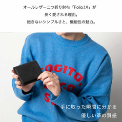 【手のひらサイズで大容量】本革 財布 コンパクト メンズ レディース おすすめ HAW006 6枚目の画像