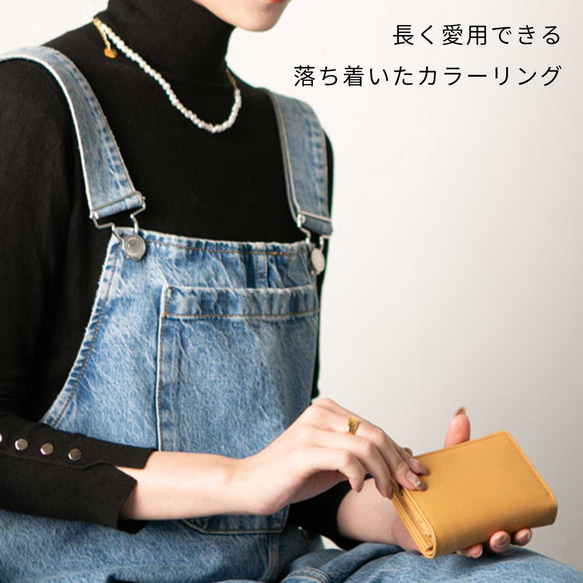 【手のひらサイズで大容量】本革 財布 コンパクト メンズ レディース おすすめ HAW006 9枚目の画像