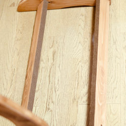 【24時間以内に発送】手作り木工　木製ギタースタンド （チーク）６本掛け 13枚目の画像