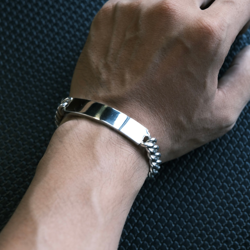 シルバー925製 IDブレスレット ブレスレット STERLINJEWEL 通販