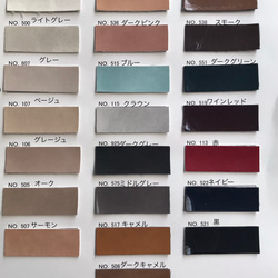 [カット販売]　全21色♪　濃淡柄エナメル「ドゥエナメル」光沢素材　合成皮革　生地　日本製 10枚目の画像