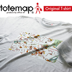 map-T ミュンヘン（ドイツ）地図 半袖Tシャツ 8枚目の画像